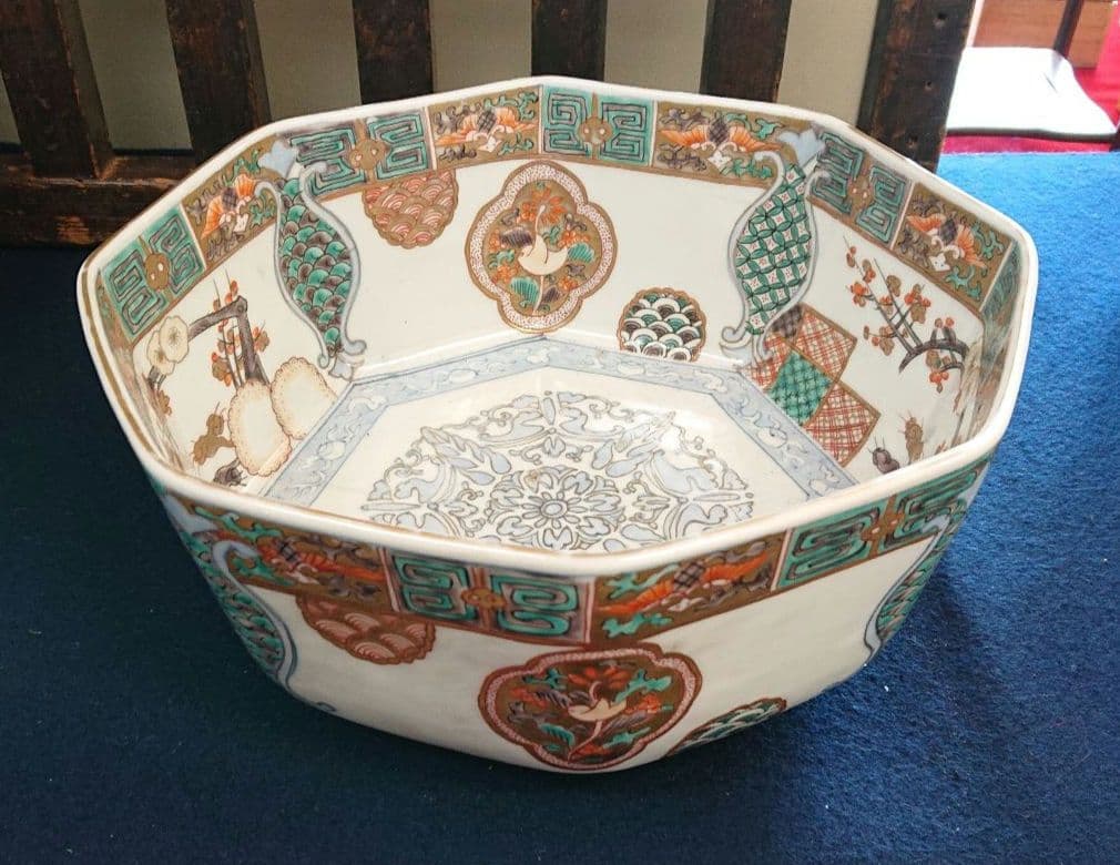 古伊万里八角形鉢