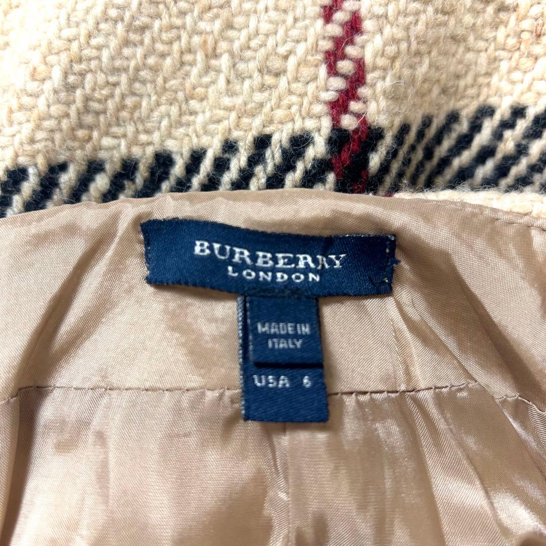 【希少】BURBERRY LONDONバーバリーロンドン ツイード イタリア製