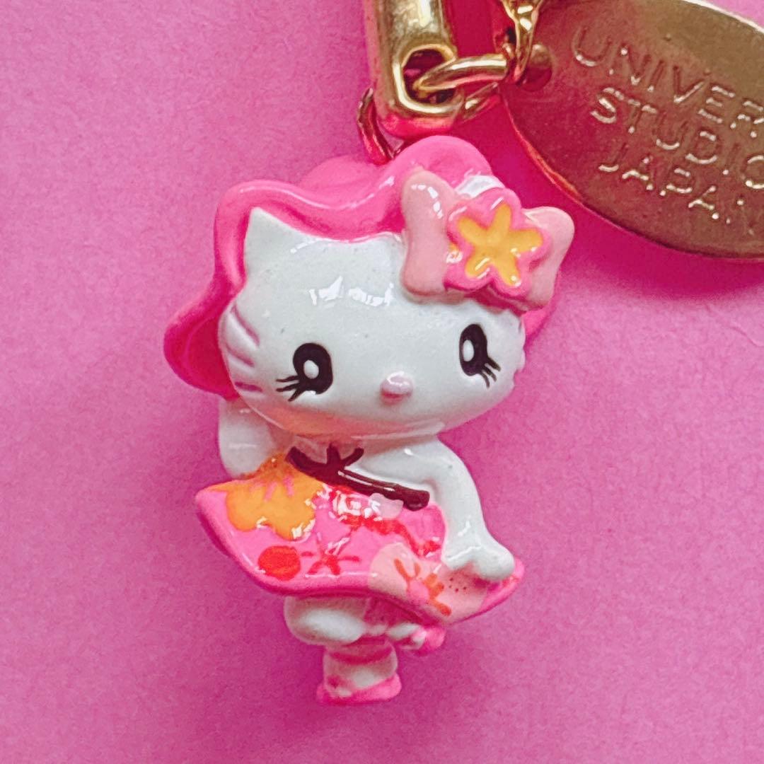 ♡キティ 根付け ストラップ ボールペン ユニバーサル USJ いちごミルク風呂
