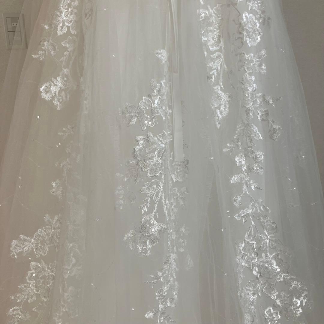 【美品】オフショルダーウェディングドレス