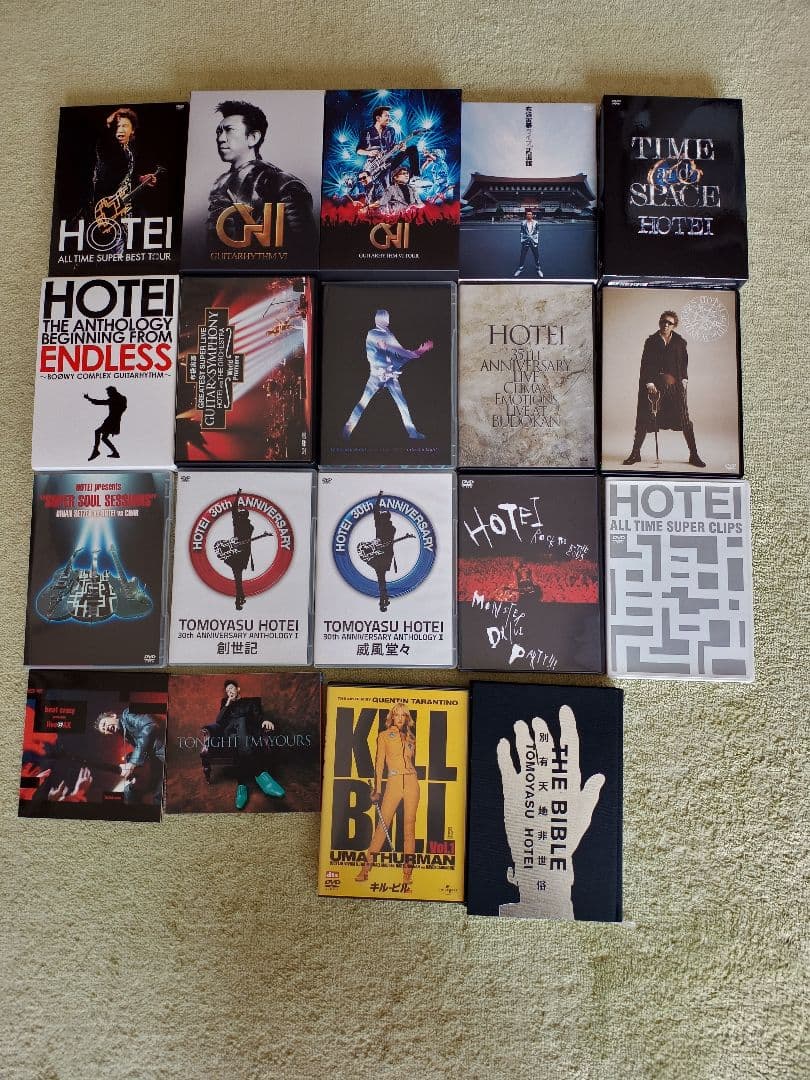 1/7タイムセール 布袋寅泰 dvd 17枚 とおまけ