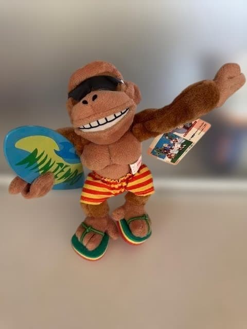 スーパードンキーコング　ファンキーコング　ぬいぐるみ　バンプレスト