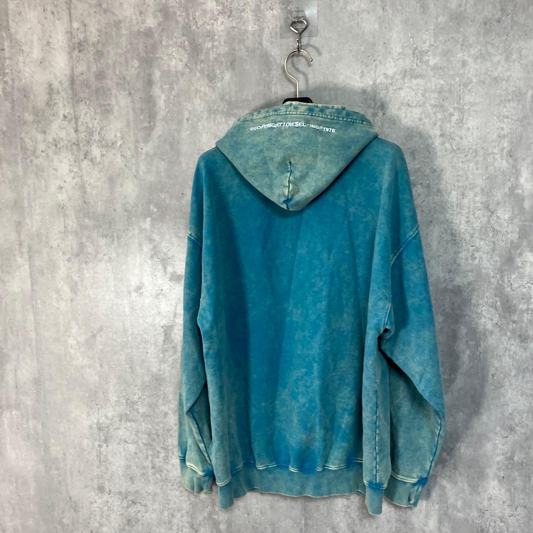 DIESEL フェード加工 プルオーバーパーカー S