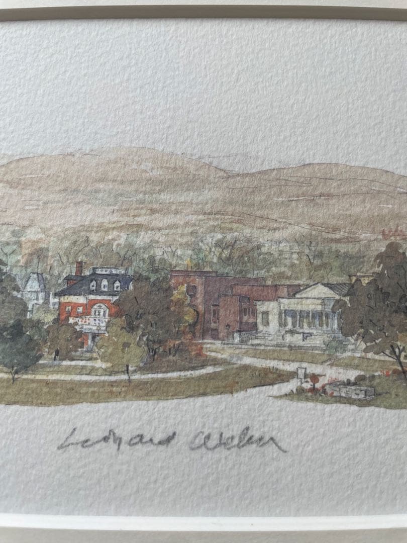 レオナルドウェーバー ウィリアムズタウン リトグラフEdition251/350