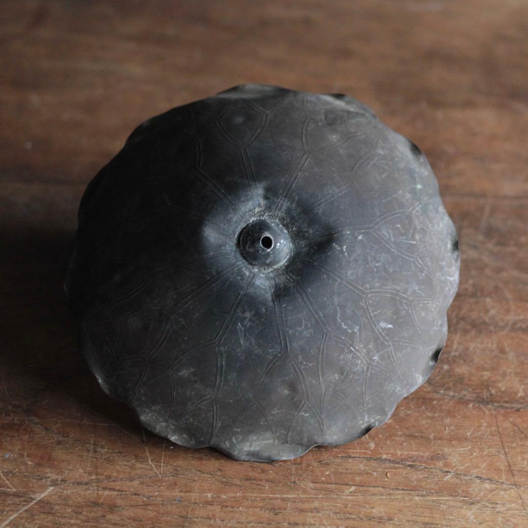 古銅 常花残欠 蓮花 仏教美術 古美術 古道具 アンティーク 江戸時代 オブジェ