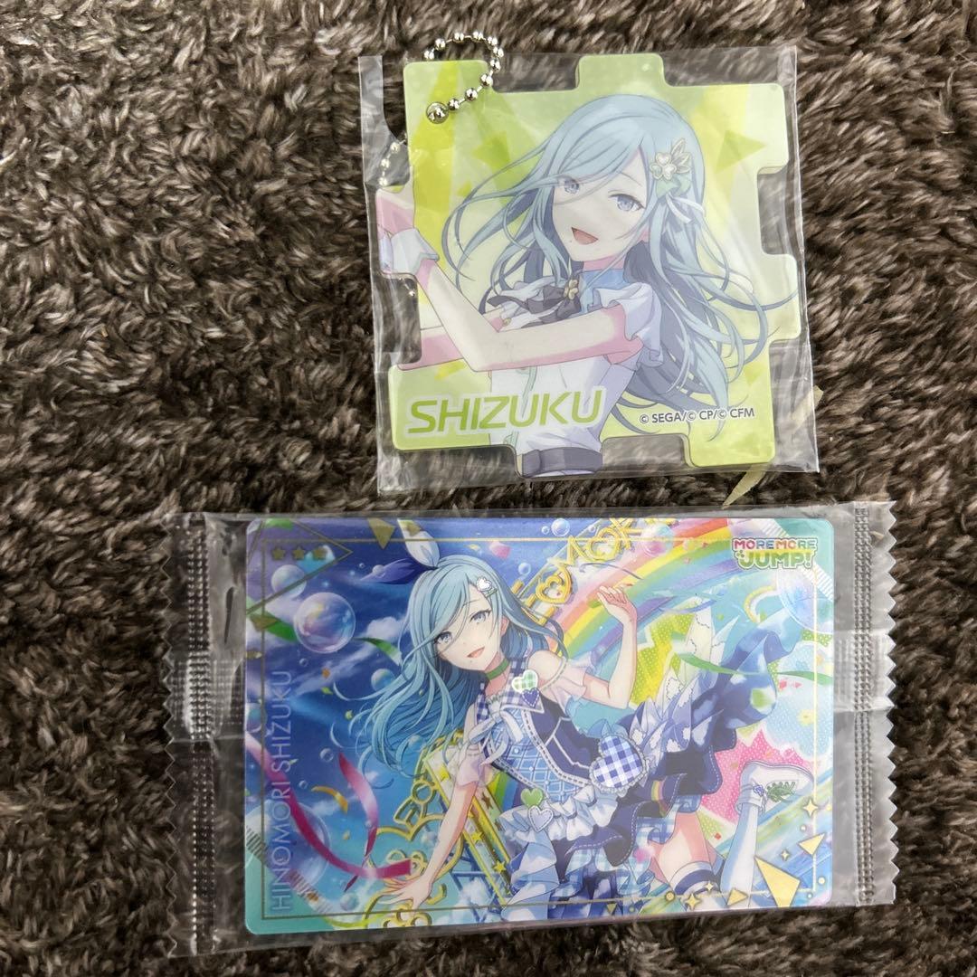 日野森雫ちゃんグッズ(ぴくりあ、色紙、バッジ、アクキー、ウエハースカード)