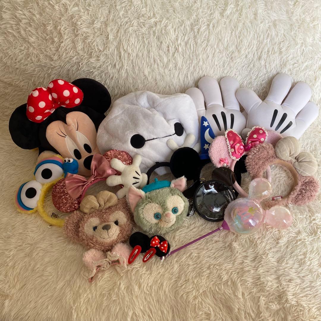 ディズニーグッズ まとめ売り カチューシャ ポーチ　キャップ　パッチンどめなど