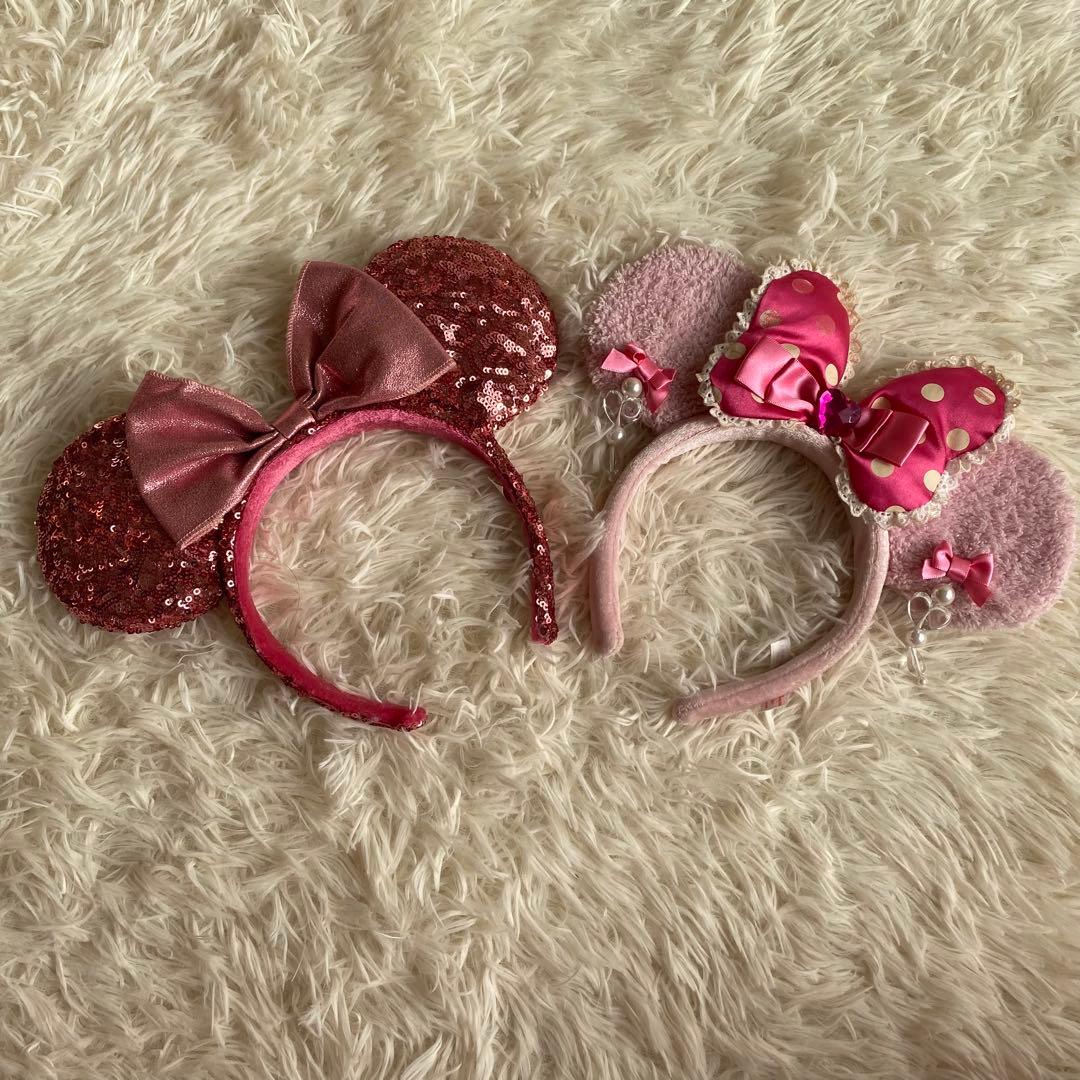 ディズニーグッズ まとめ売り カチューシャ ポーチ　キャップ　パッチンどめなど