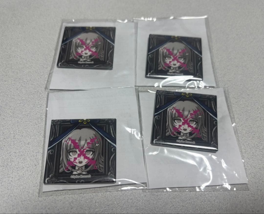 ダンガンロンパ　遺影スクエア缶バッジ　楽天コレクション　楽コレ　バッジ　七海千秋