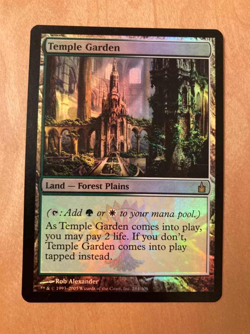 RAV 寺院の庭　英語 初版 FOIL1枚 ラヴニカ フォイル