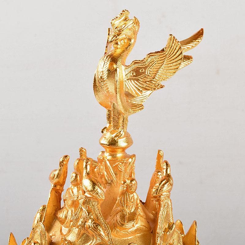 韓国　扶餘陵山里出土　百済金銅大香爐　復刻品　国立中央博物館　M　R4968B