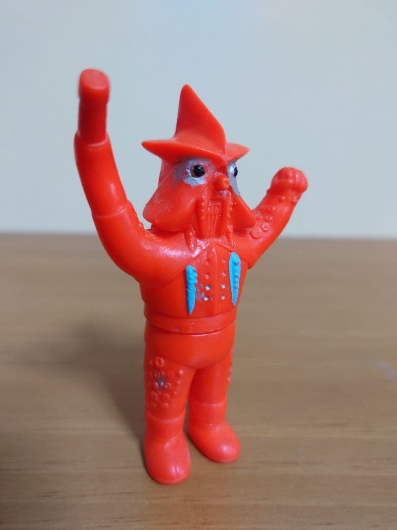 【当時もの稀少！】ポピー　ミニソフビ　イカファイア　仮面ライダーV３