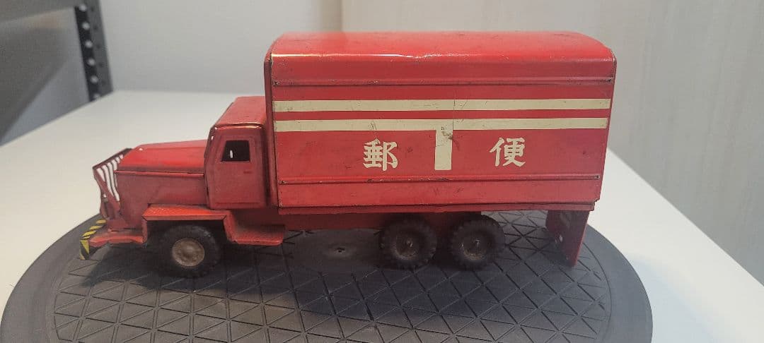 郵便配達車 レトロ ブリキ アンティーク ヴィンテージ、