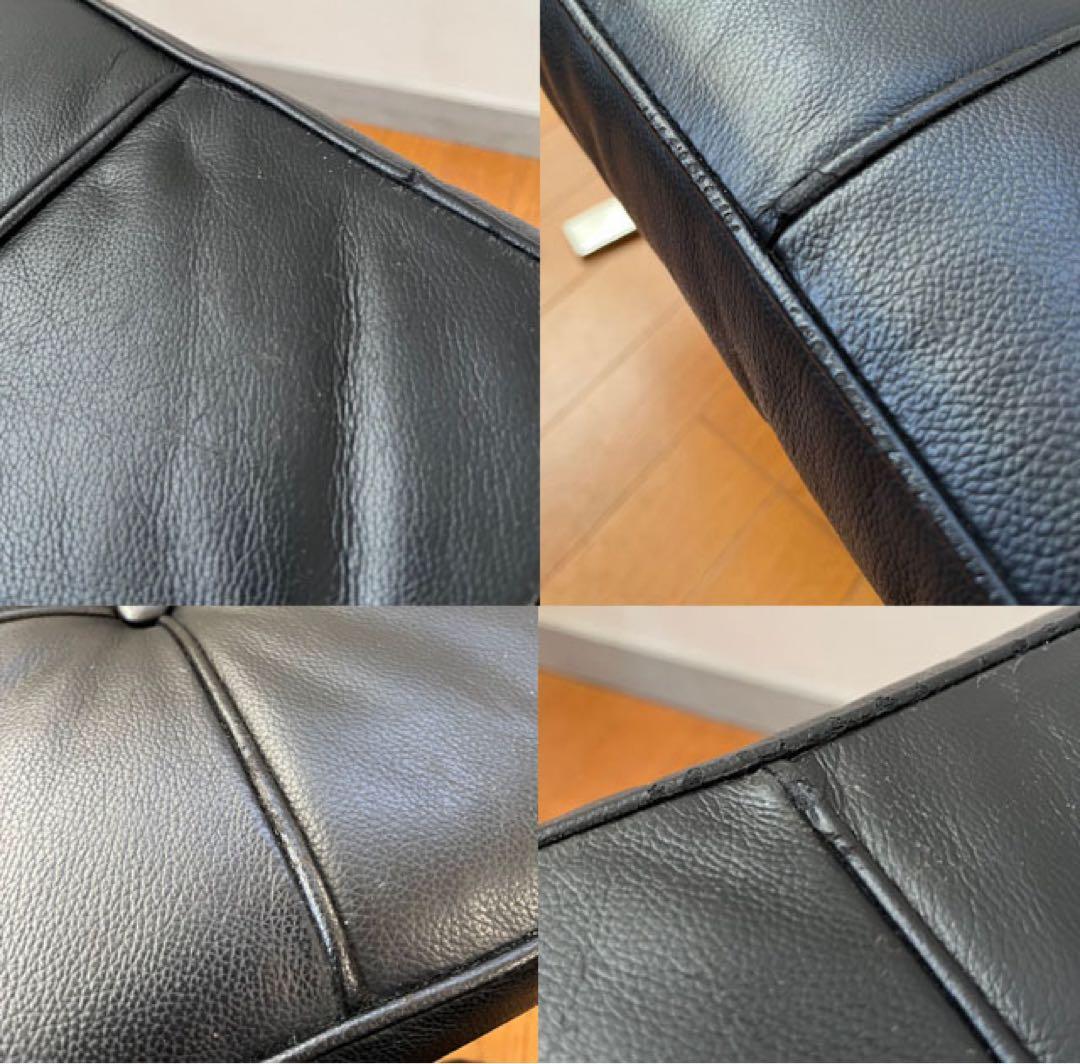 バルセロナスツール　オットマン ミース・ファン・デル・ローエ 本革 リプロダクト