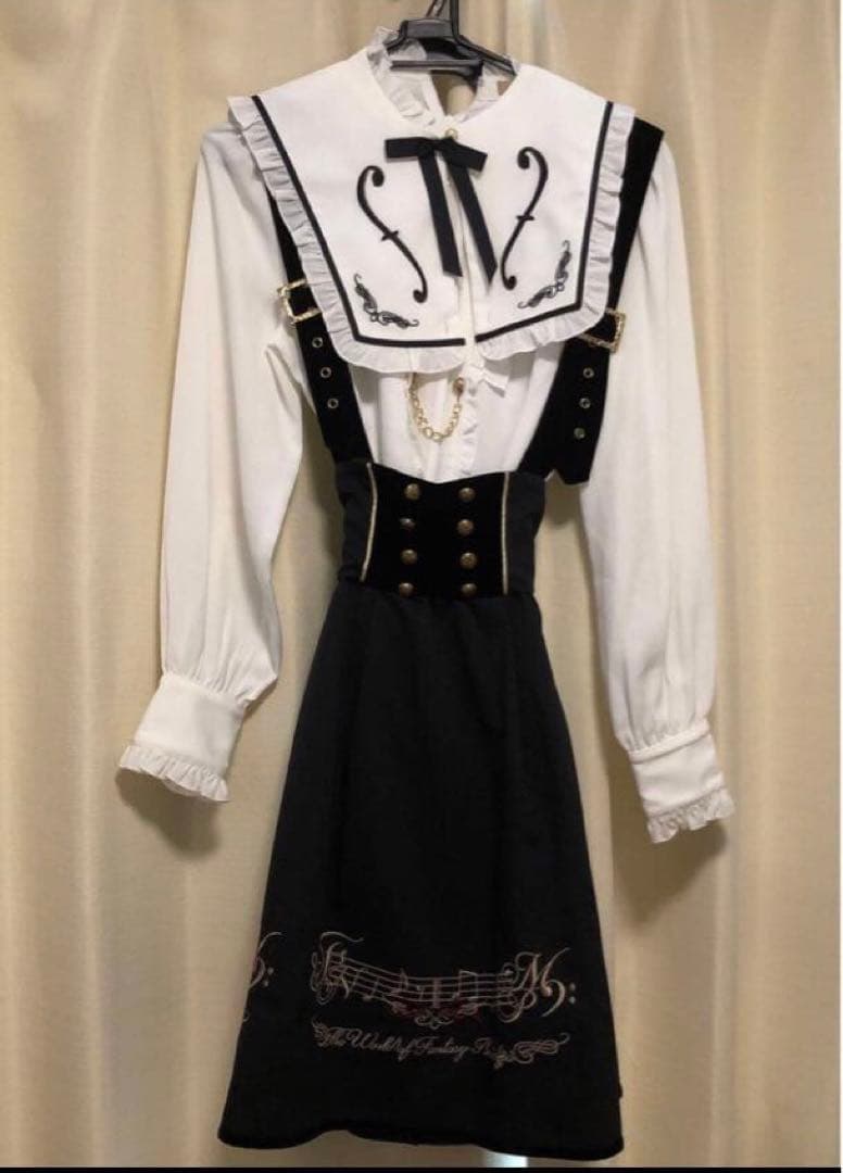 ·˖✶ Amavel ブラウス スカート セット ブラック