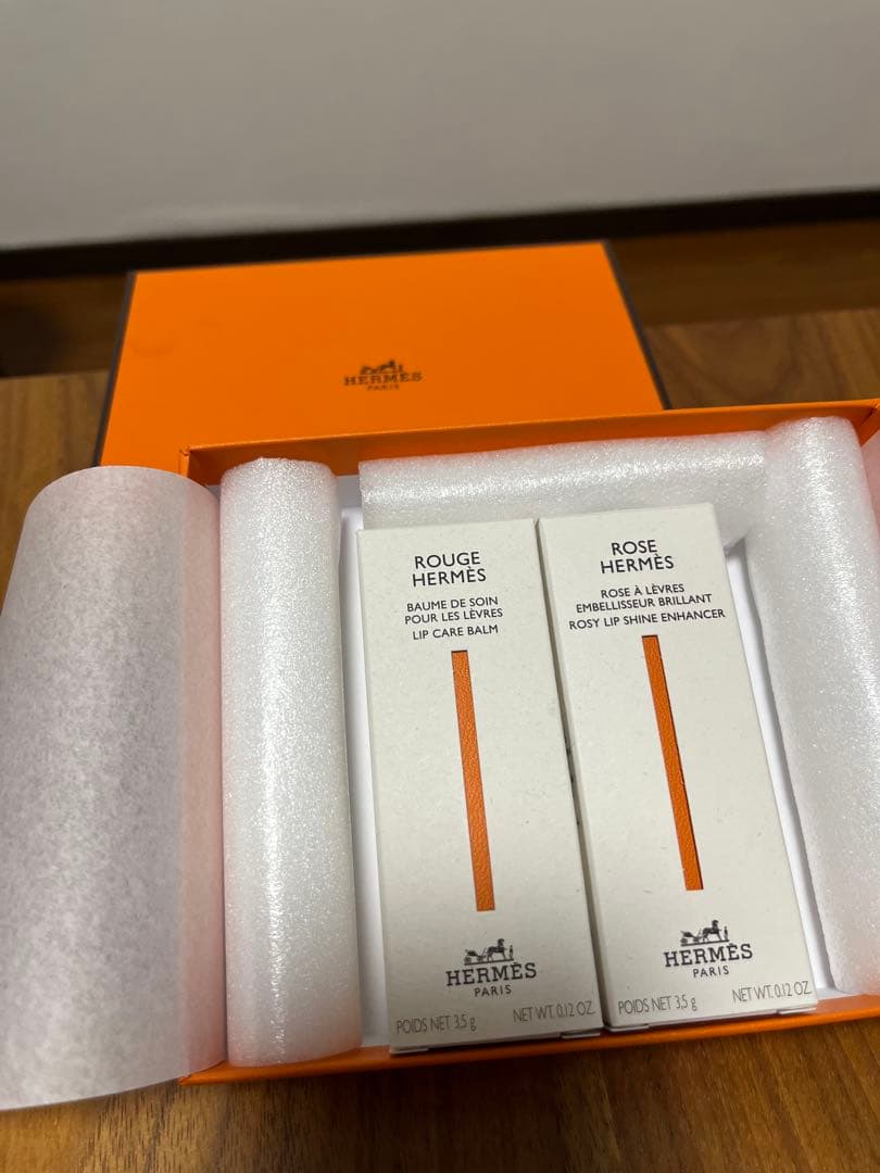 HERMES ROUGE & ROSE HERMES リップバームセット