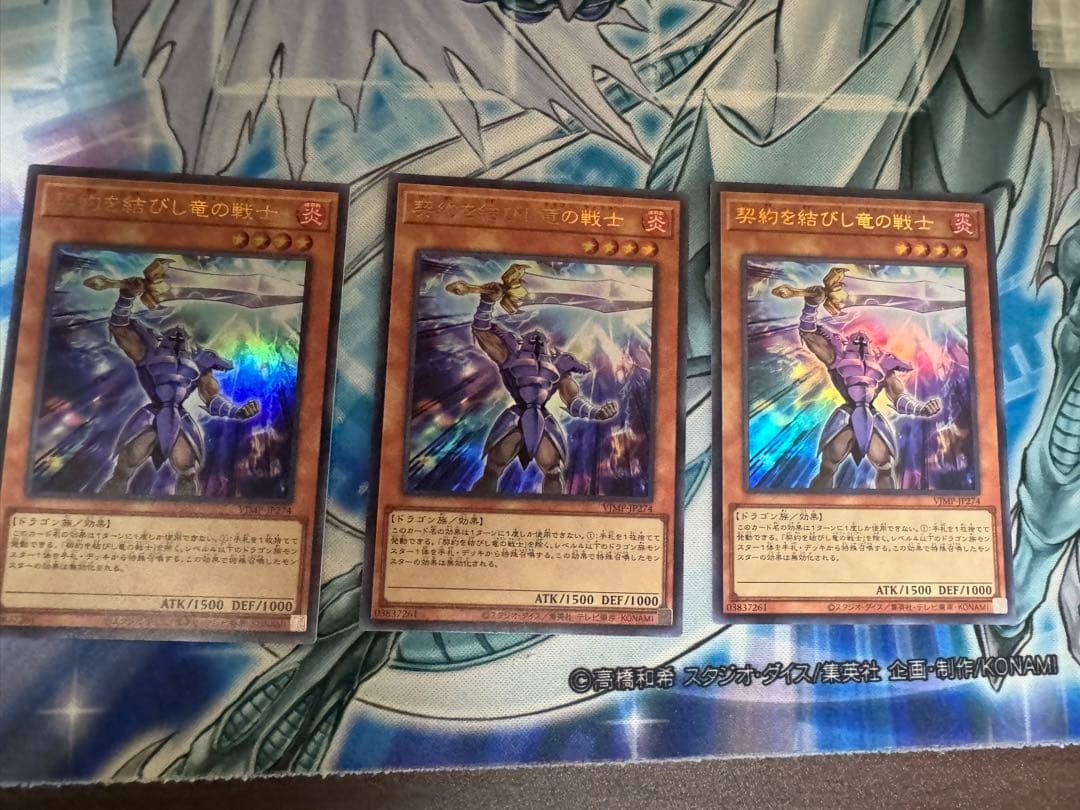 契約を結びし竜の戦士 3枚セット