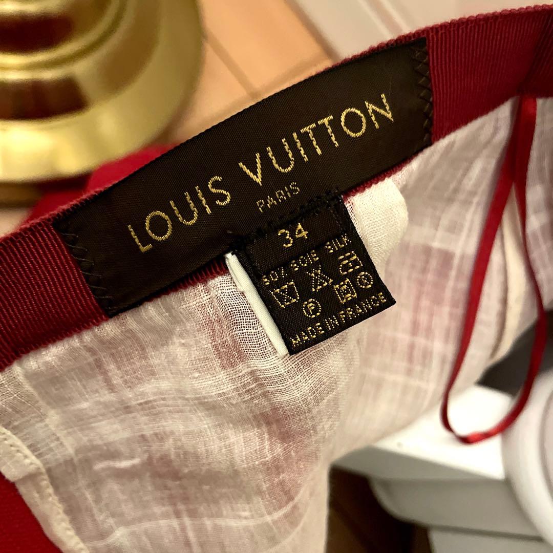 【12万円】Louis VUITTON シルクレース　スカート