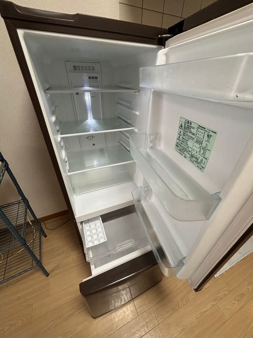 Panasonic 冷蔵庫 ブラウン