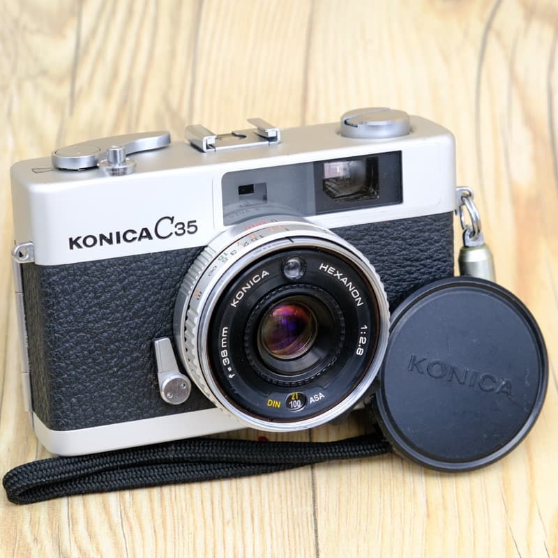 【整備品】珍品　KONICA C35 コニカ シルバーカウンター