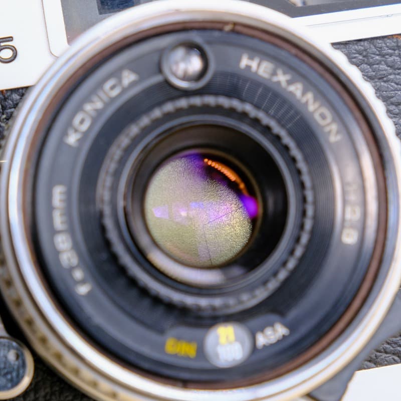 【整備品】珍品　KONICA C35 コニカ シルバーカウンター