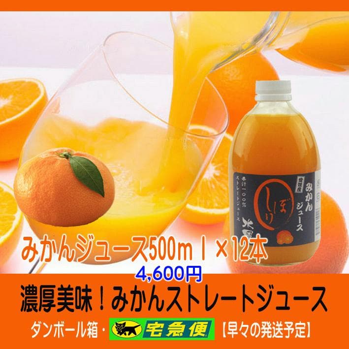 【エン】みかんジュース1000ｍｌ×12本+500ｍｌみかんジュース12本