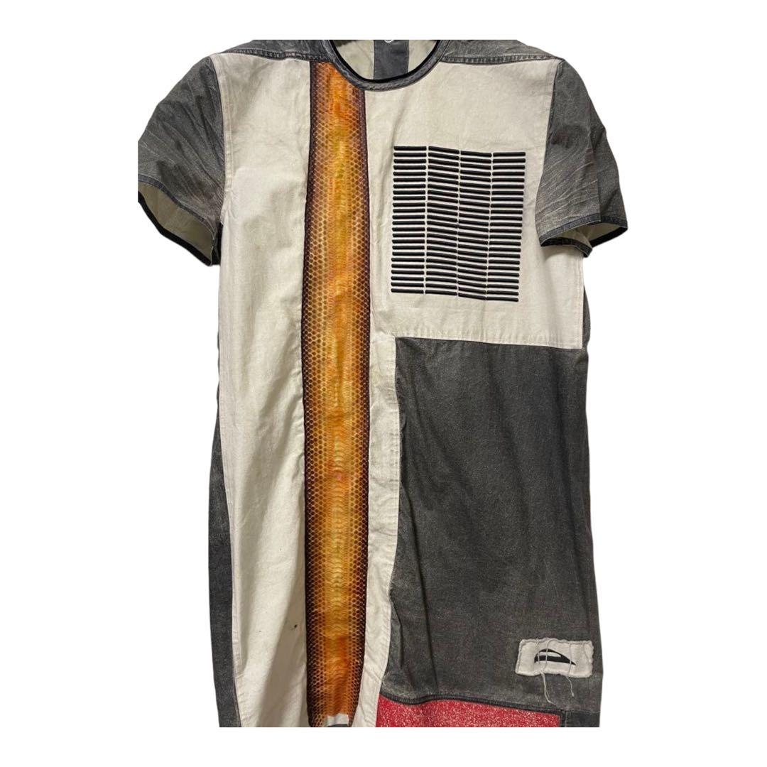 Rick Owens リックオウエンス　蛇皮入りTシャツ