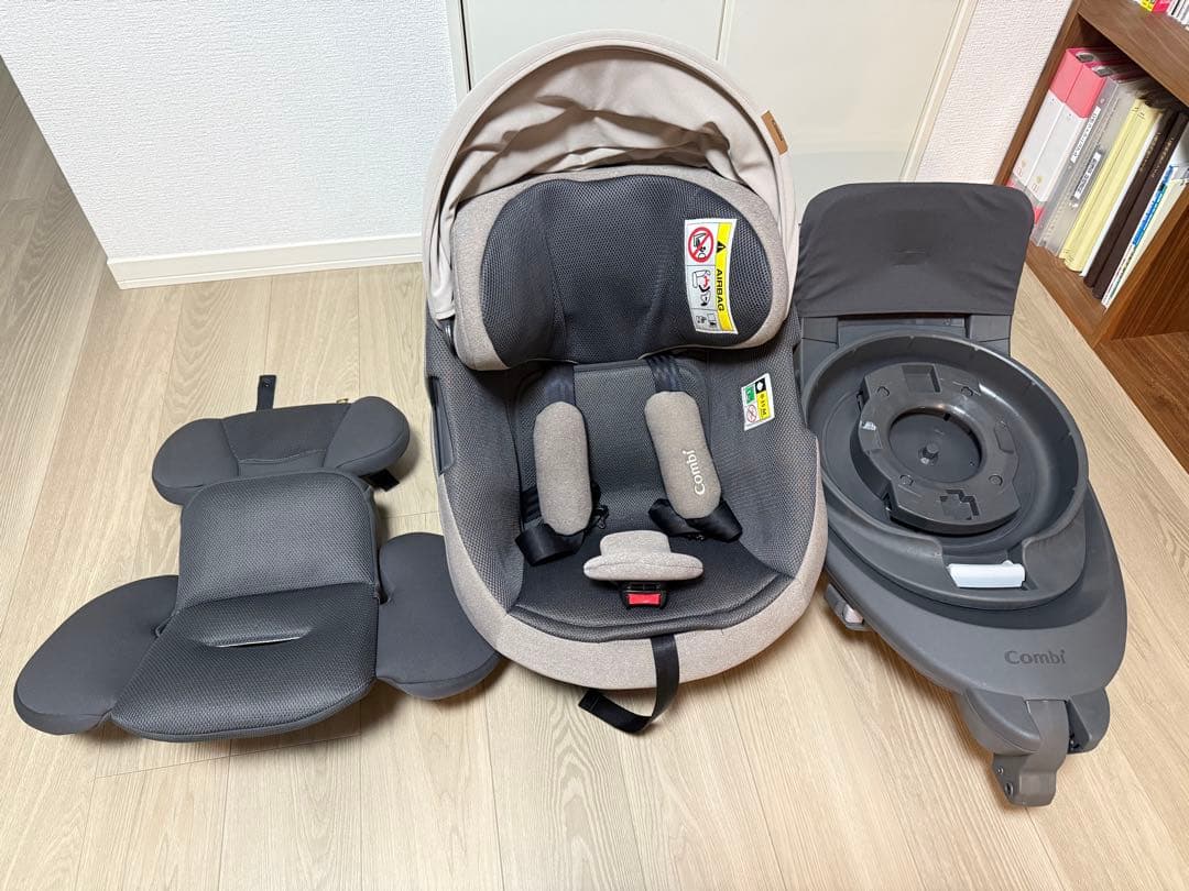 Combiコンビ THE S ISOFIX固定 新生児対応 回転式 セパレート可