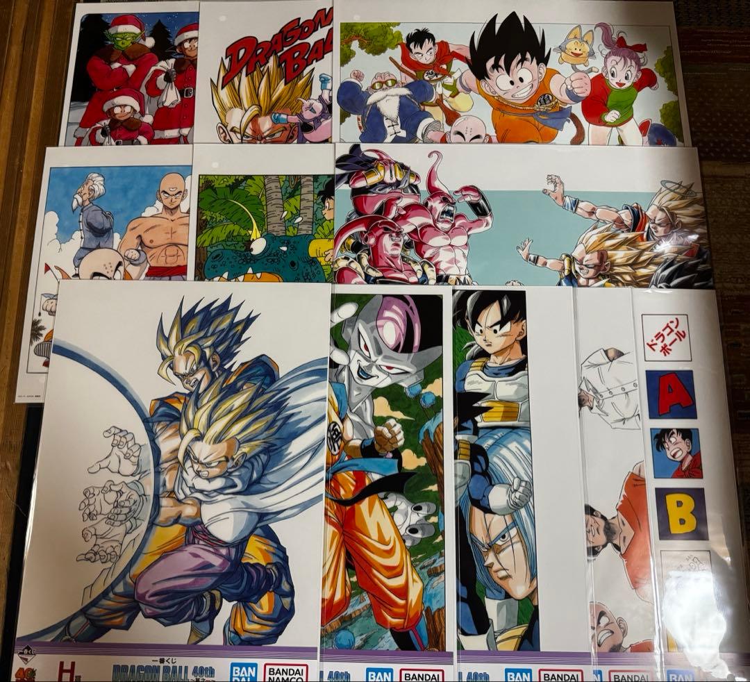 一番くじ ドラゴンボール 40th H賞 クリアポスター 全11種