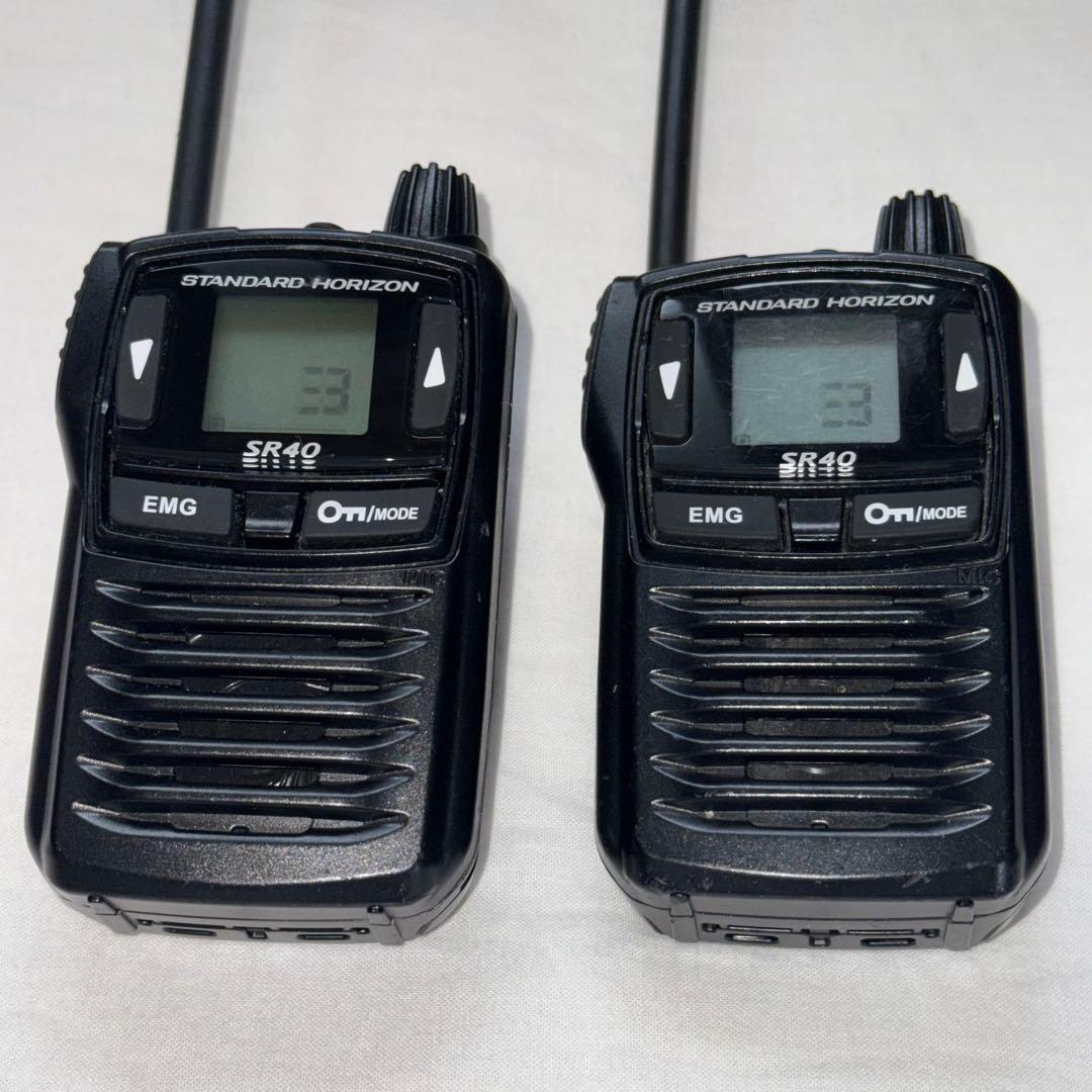 STANDARD SR40L 特定小電力トランシーバー 2台セット