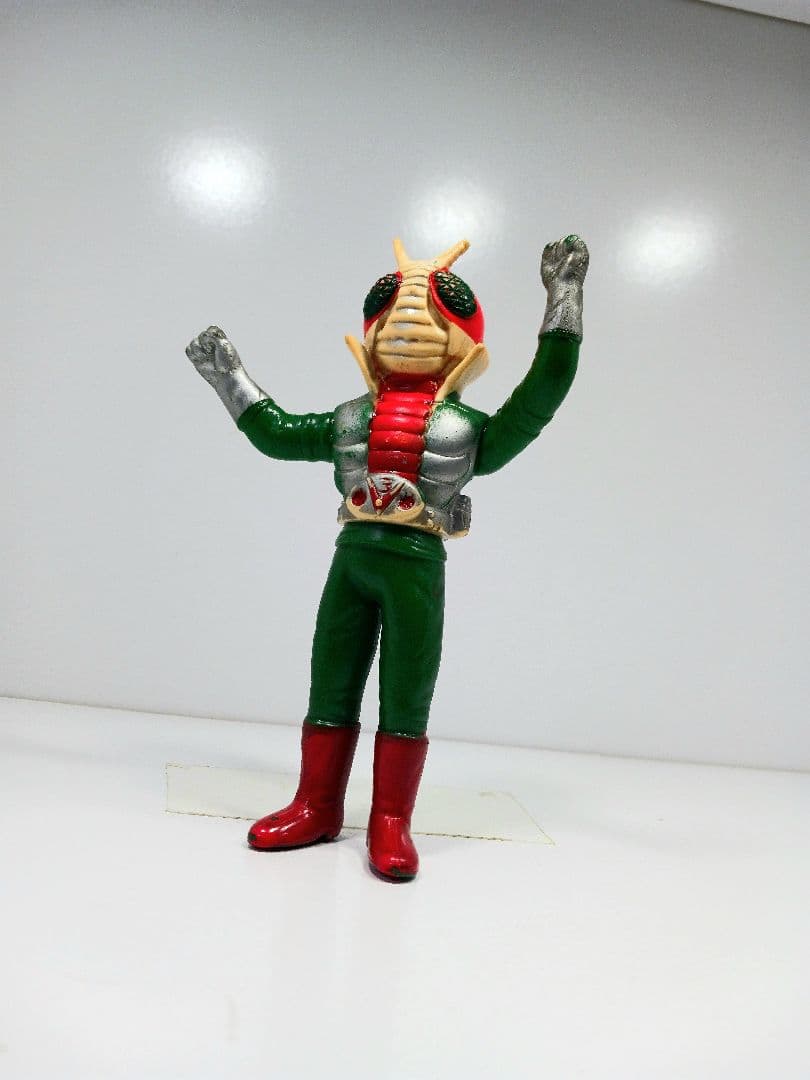 当時物 ポピー 仮面ライダーV3 ソフビ