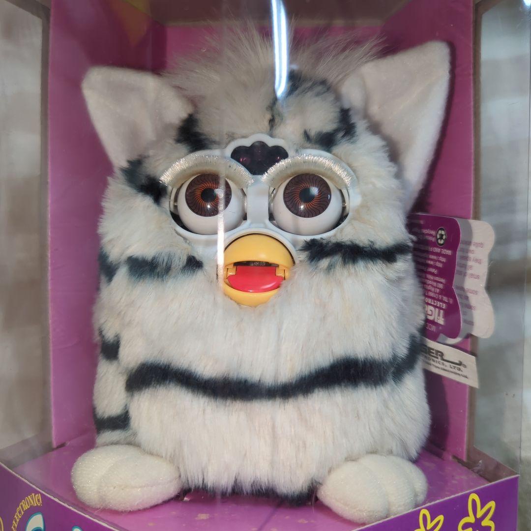 新品未開封！ゼブラ　初代ファービー　茶色目　平成レトロ　シマウマ