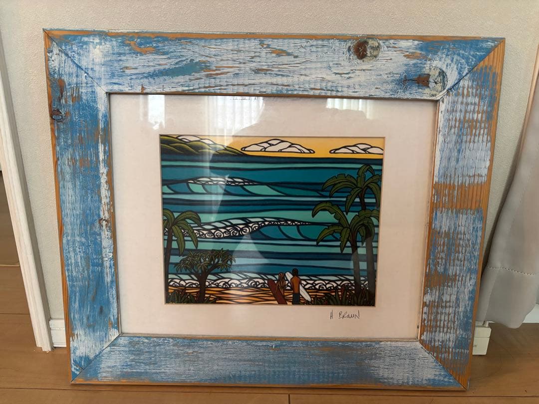 ヘザーブラウン　絵画　フレーム