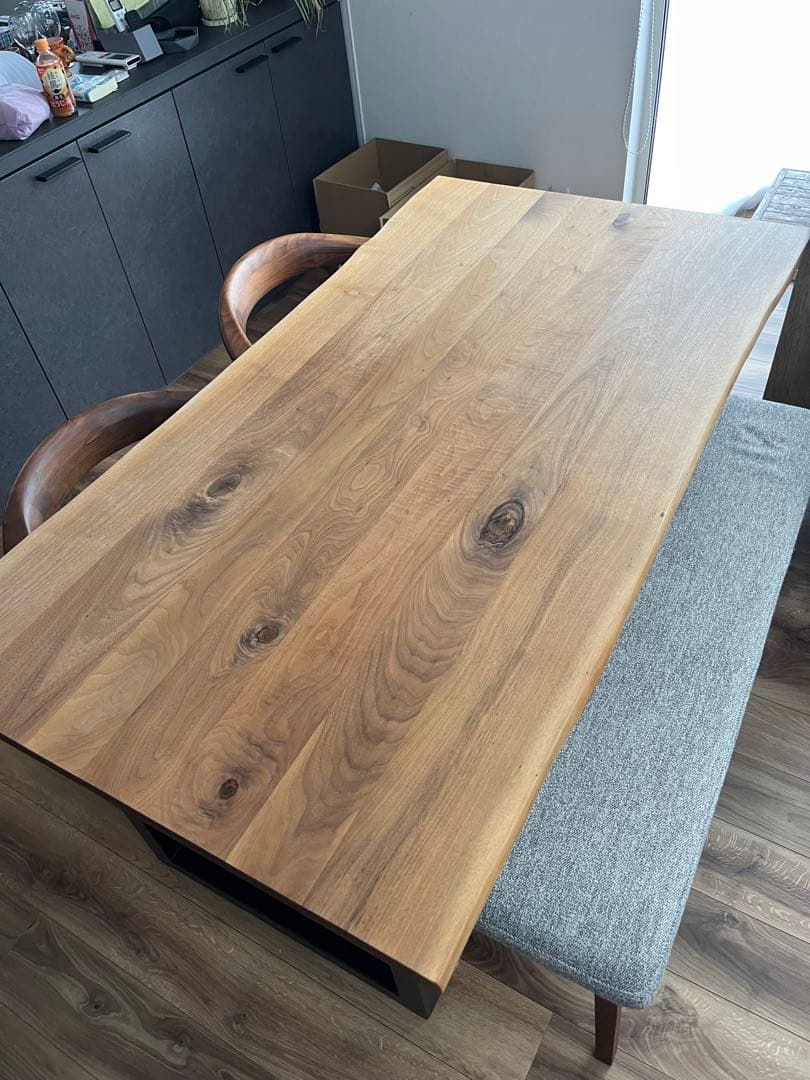 リビングハウス　無垢テーブル4人掛け　アットウィル