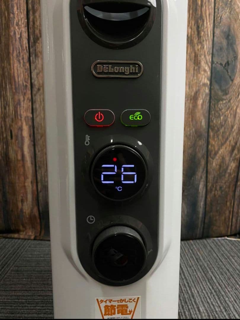 中古美品 デロンギ オイルヒーター RHJ35M0812-DG ホワイト