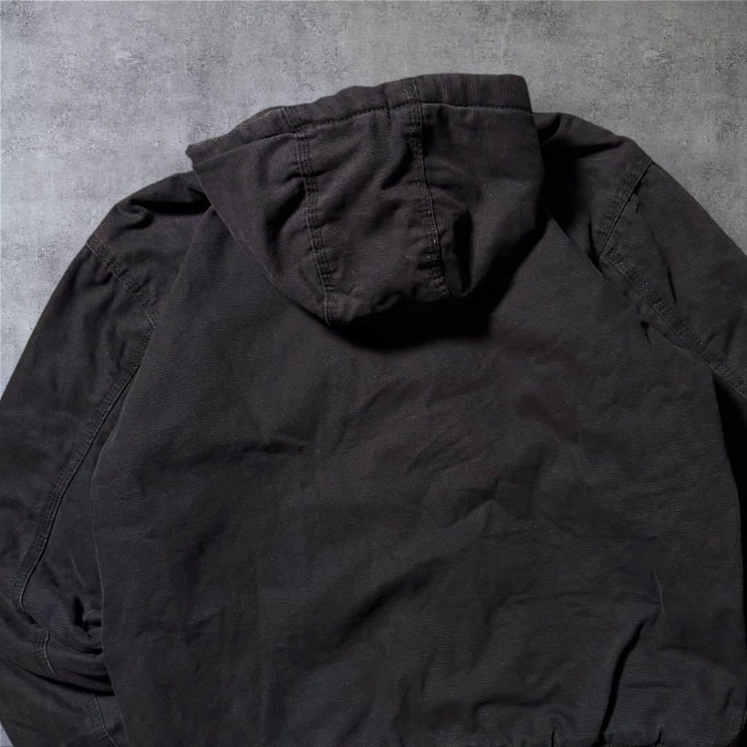 2301 古着WOLVERINEダック地アクティブジャケットソリッド墨黒アメカジ