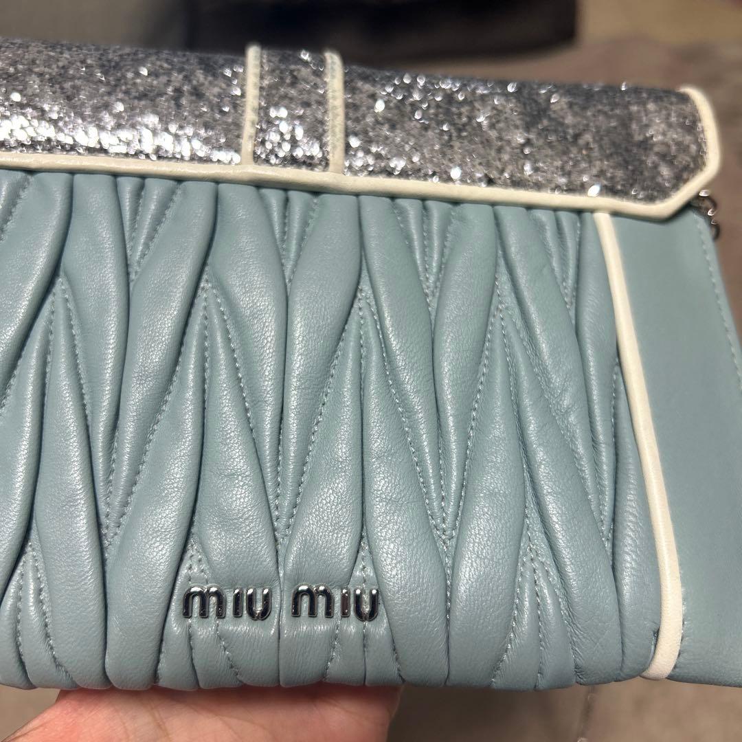 miumiu ショルダーバッグ　クラッチバッグ