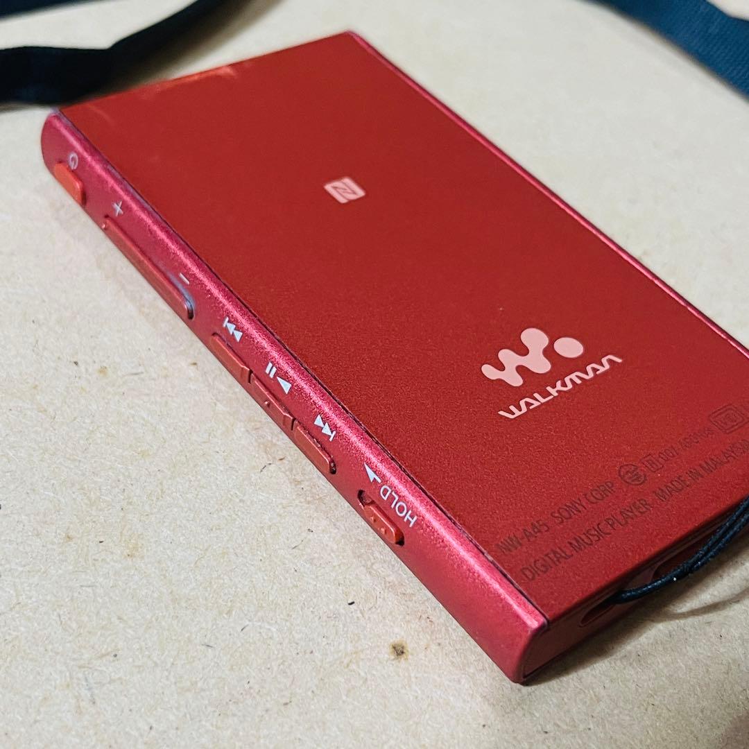 ソニー ウォークマン NW-A45 シナバーレッド動作品