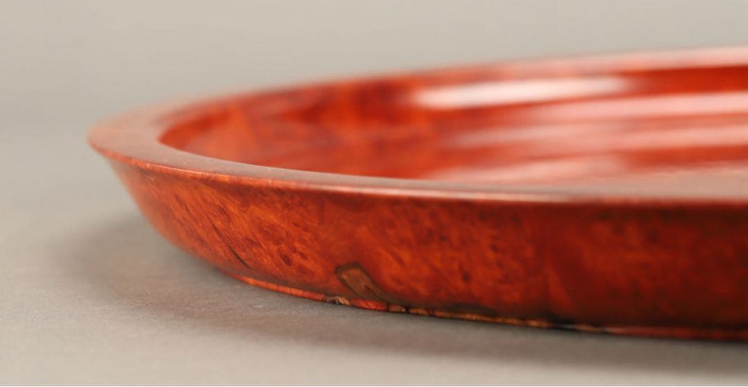 【激レア】48cm 花梨 くり抜き盆 中国茶 日本茶