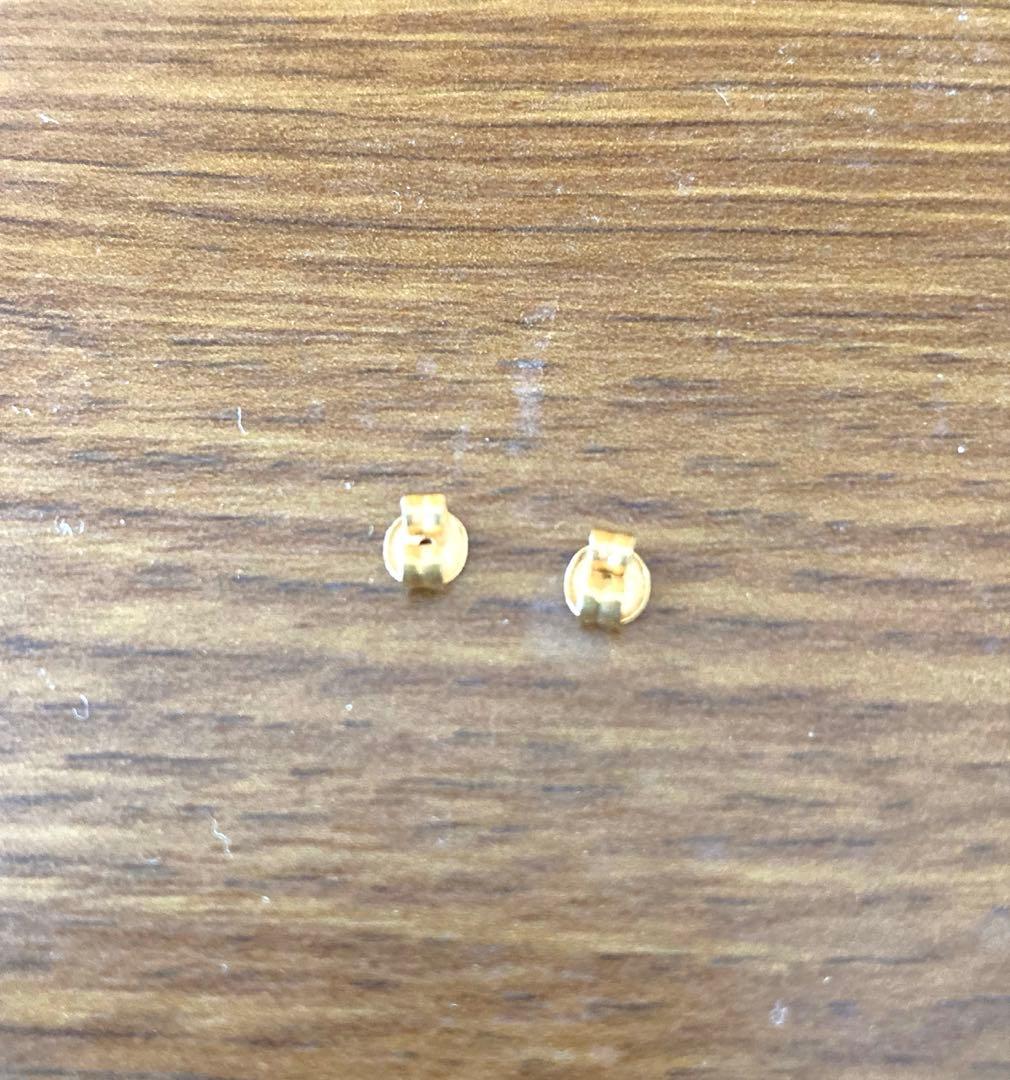 4℃ ルビー　ダイヤ　ゴールドピアス