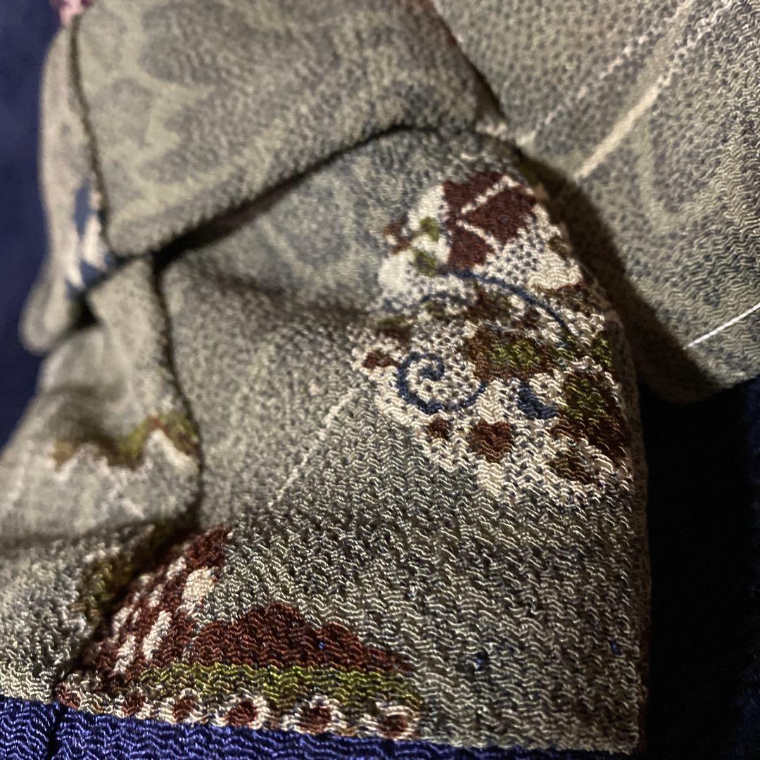 マ様おまとめ　市松人形　2体　男の子と女の子　鳴き　正絹縮緬着物