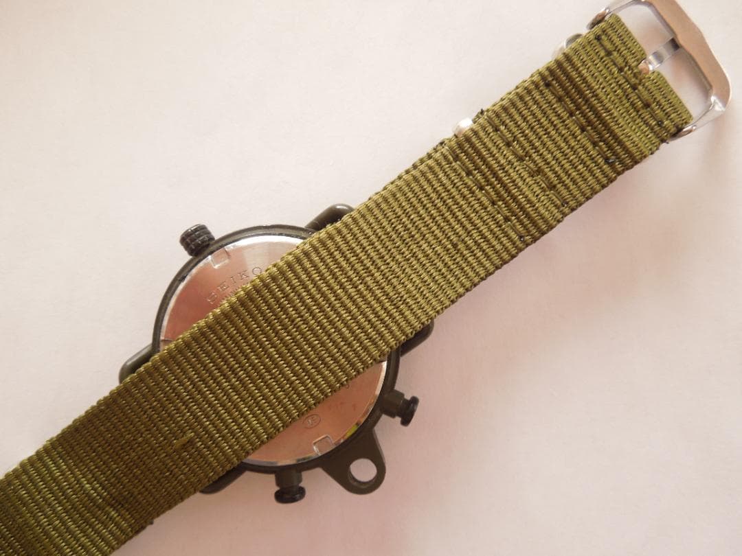 セイコー　アベニュー　ミリタリー　防水　アラーム　タイマー　ストップウォッチ