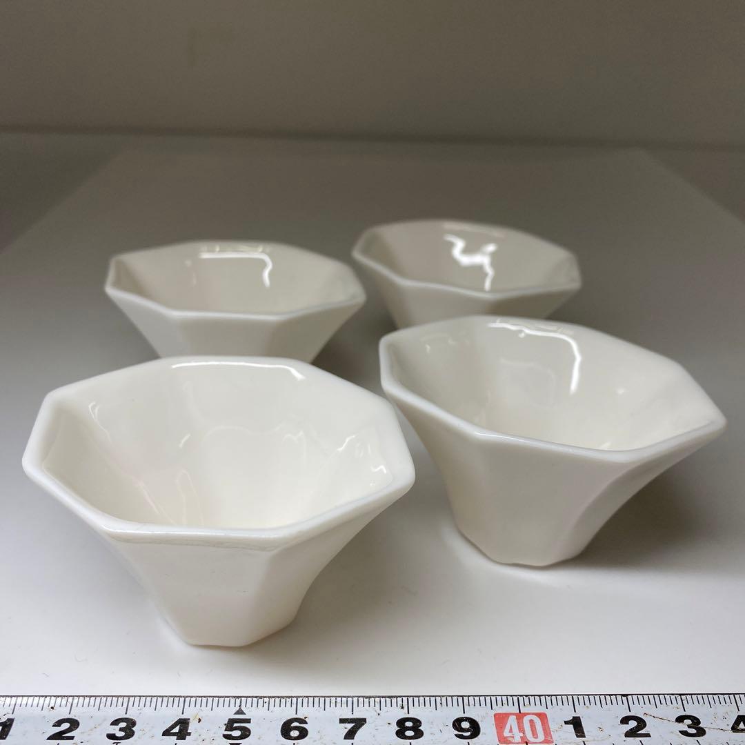 専用　中国清時代　徳化窯煎茶碗4客　口径7.8㎝　東Y6-1118☆2Fトヒコ