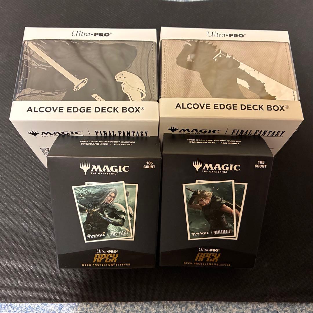 ウルトラプロ　セフィロス&クラウド　箔押しデッキケース + スリーブセット