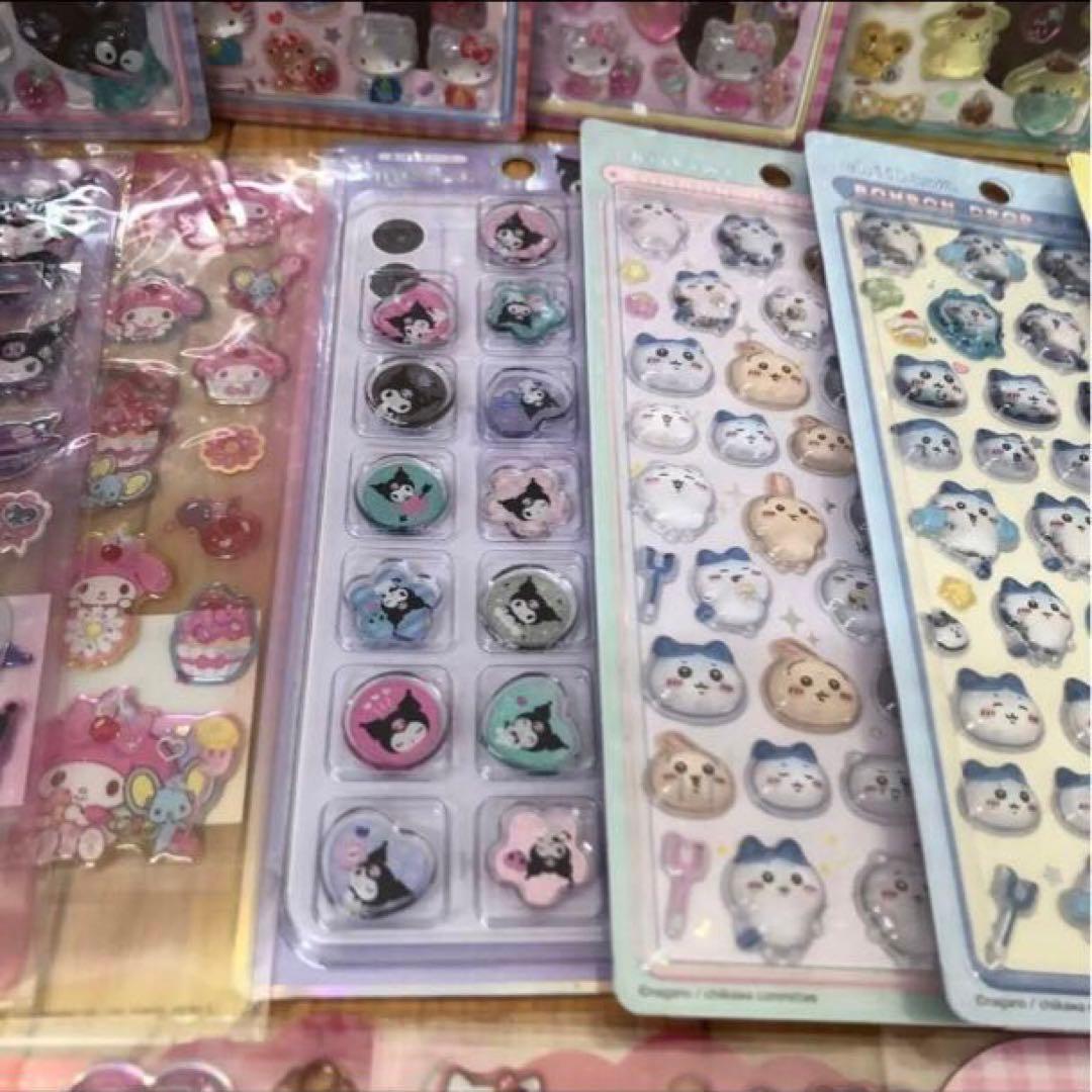 正規品⭐︎サンリオ　ちいかわ　ディズニー　ボンボンドロップ　平成女児シール交換