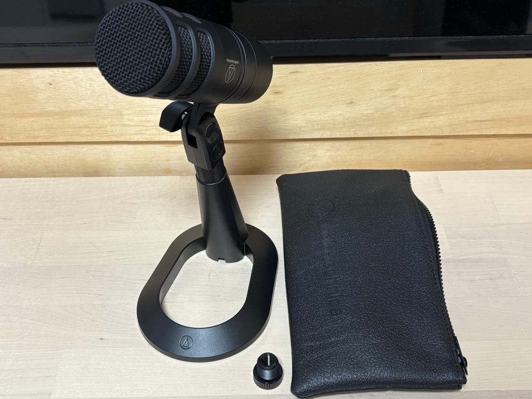 Audio-Technica ダイナミックマイク 収納ケース スタンド付