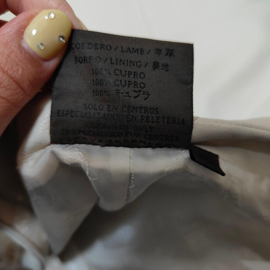 LOEWE ロエベ レザースカート 40 L 羊革 ラムレザー