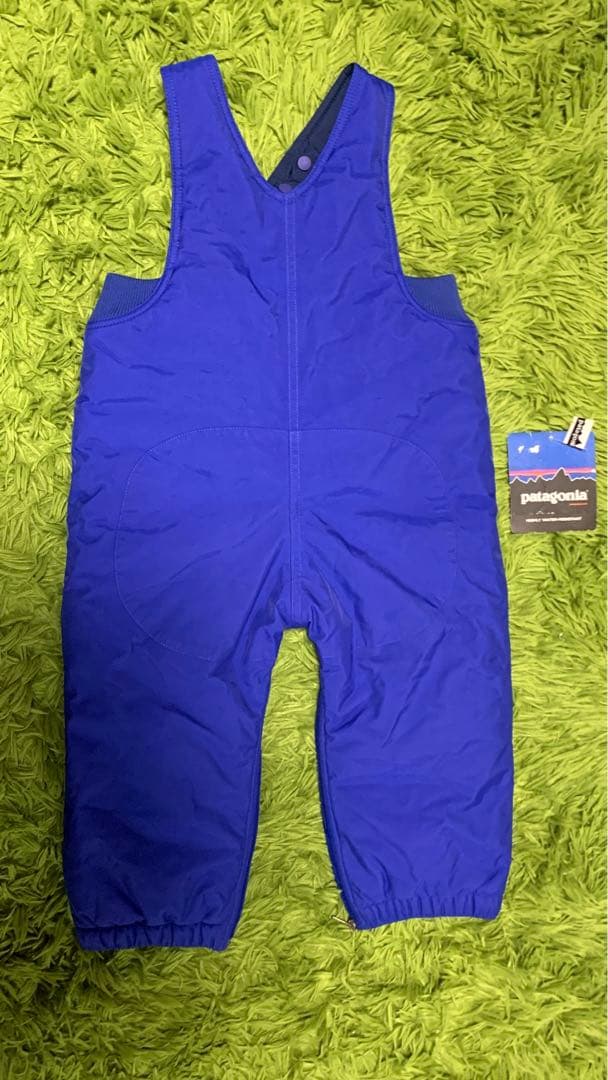 美品 patagonia キッズ　ベビー　スノーウエア ブルー　24M 100㎝