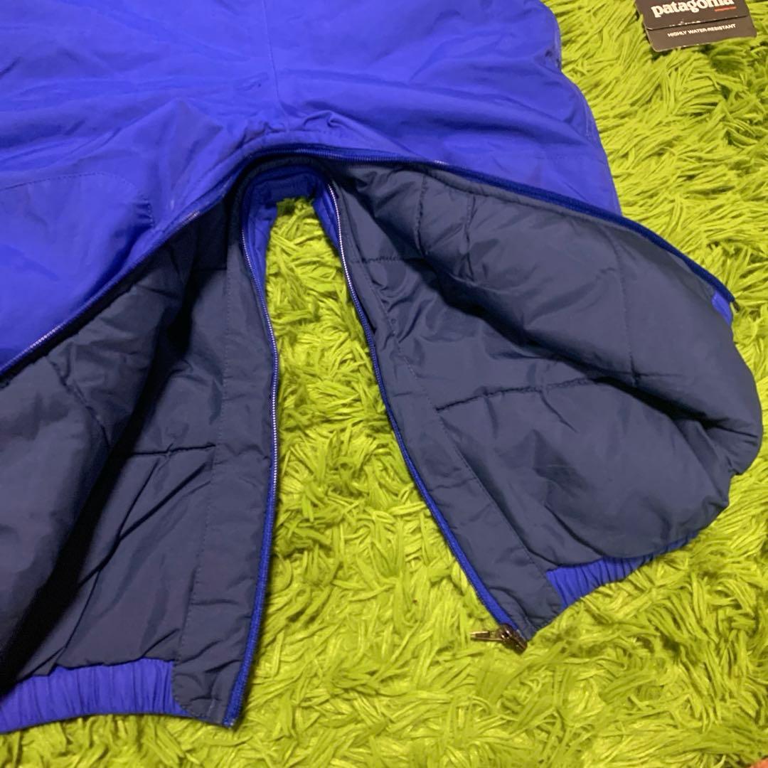 美品 patagonia キッズ　ベビー　スノーウエア ブルー　24M 100㎝