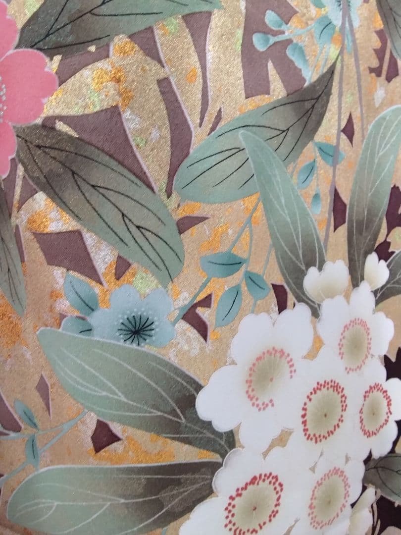 【専用】です❗正絹振袖成人式、重ね衿帯揚げ帯締め、西陣袋帯、襦袢、ガード加工